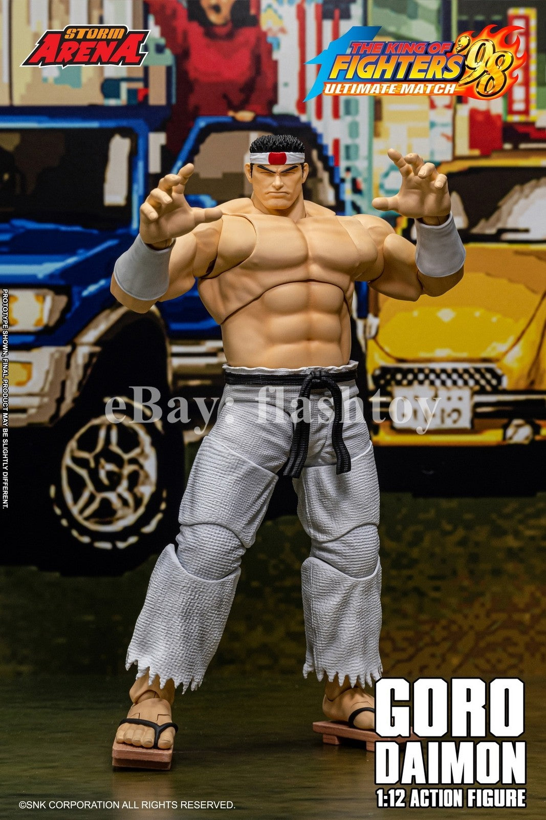 Presale STORM ARENA KFSA02 1/12 The King Of Fighters Goro Daimon Action Figure