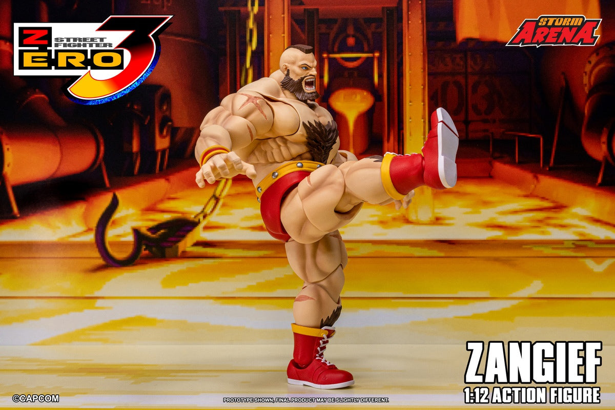 Presale Storm Arena SFSA08 1/12 Street Fighter Zero 3 Zangief Action Figure Toy