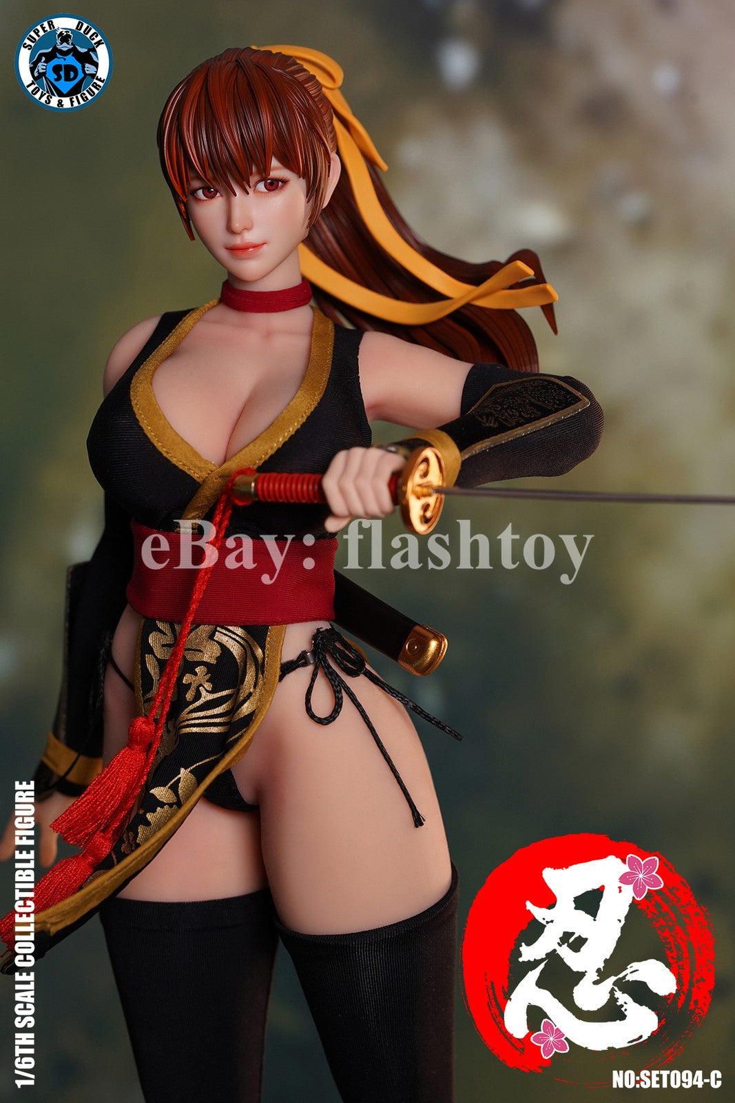 Presale SUPER DUCK SET094C 1/6 Sexy Female Ninja Kasumi Action Figure Model Toy