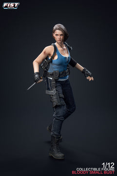 Presale Fist Toys FIST-002 1/12Resident Zombie Evil Crisis Doomsday Cop Jill Policewomen Valentine Bloody Small Bust