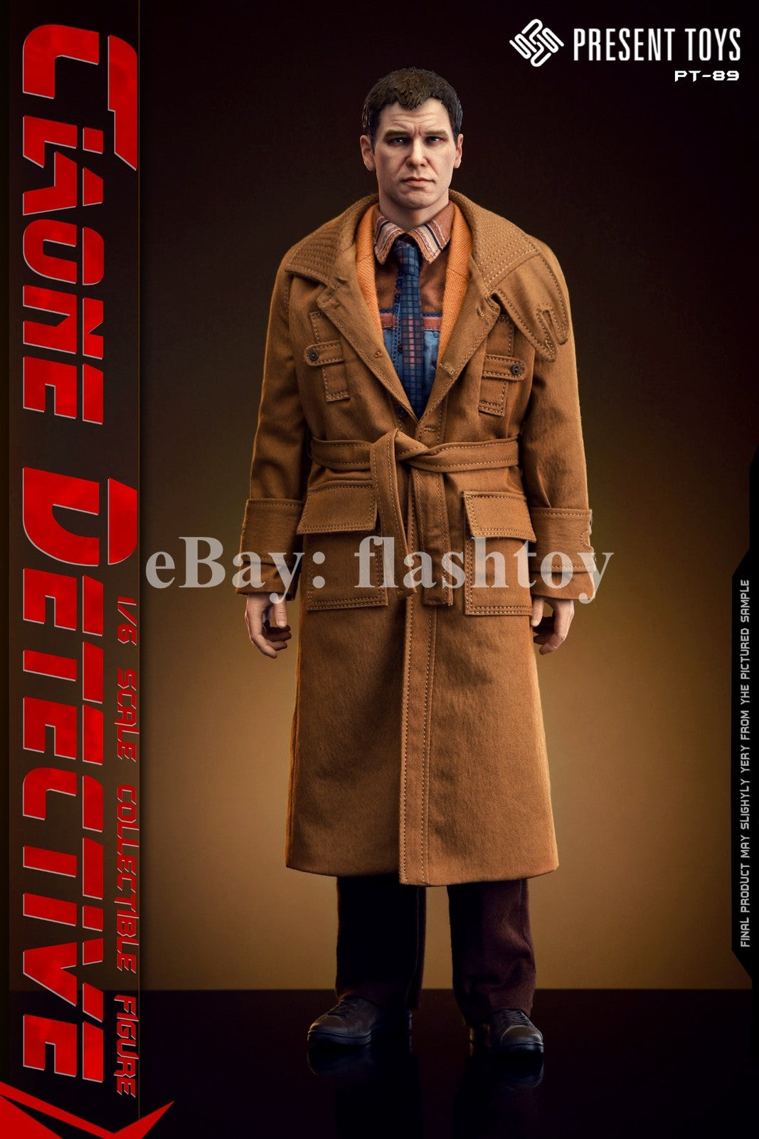 Presale PRESENT TOYS PT-sp89 1/6 Clone Detective Rick Deckard Action Figure Toy