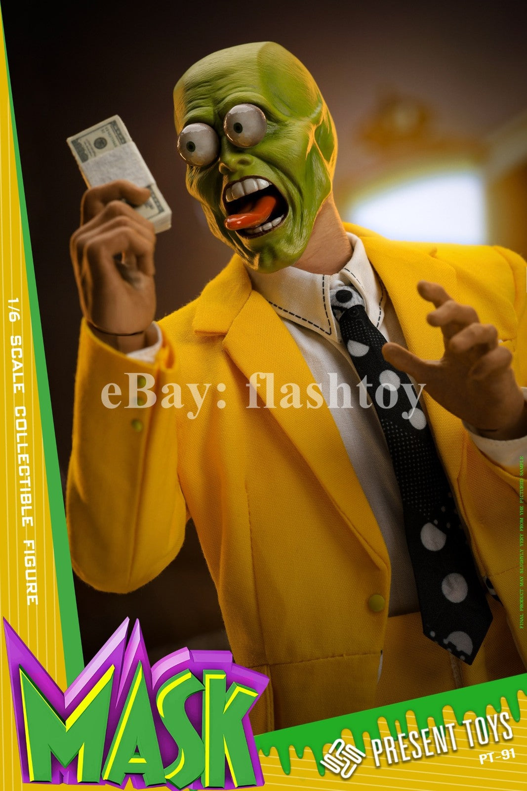 Presale PRESENT TOYS PT-sp91 1/6 Mask Man Jim 12" Male Action Figure Model Toy