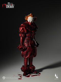 Vorverkauf INART Ag A045 1/6 It Welcome to Derry Pennywise the Dancing Clown Figur blutverschmiertes Outfit Version