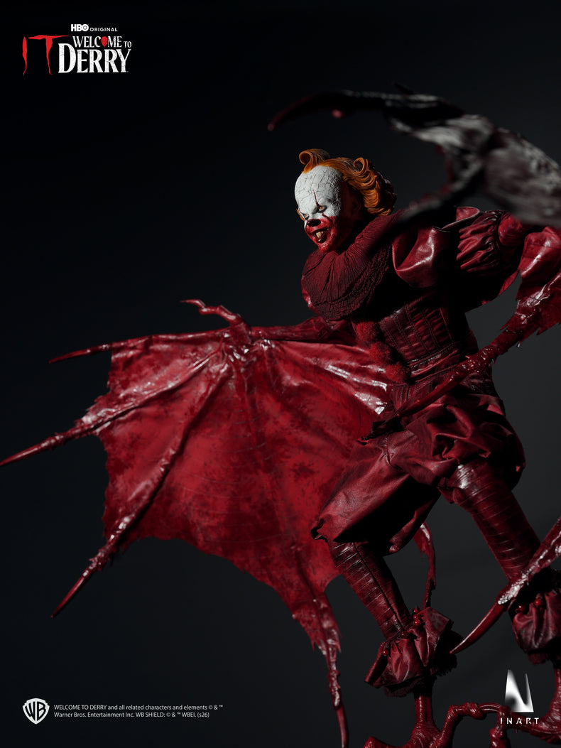 Vorverkauf INART Ag A045 1/6 It Welcome to Derry Pennywise the Dancing Clown Figur blutverschmiertes Outfit Version