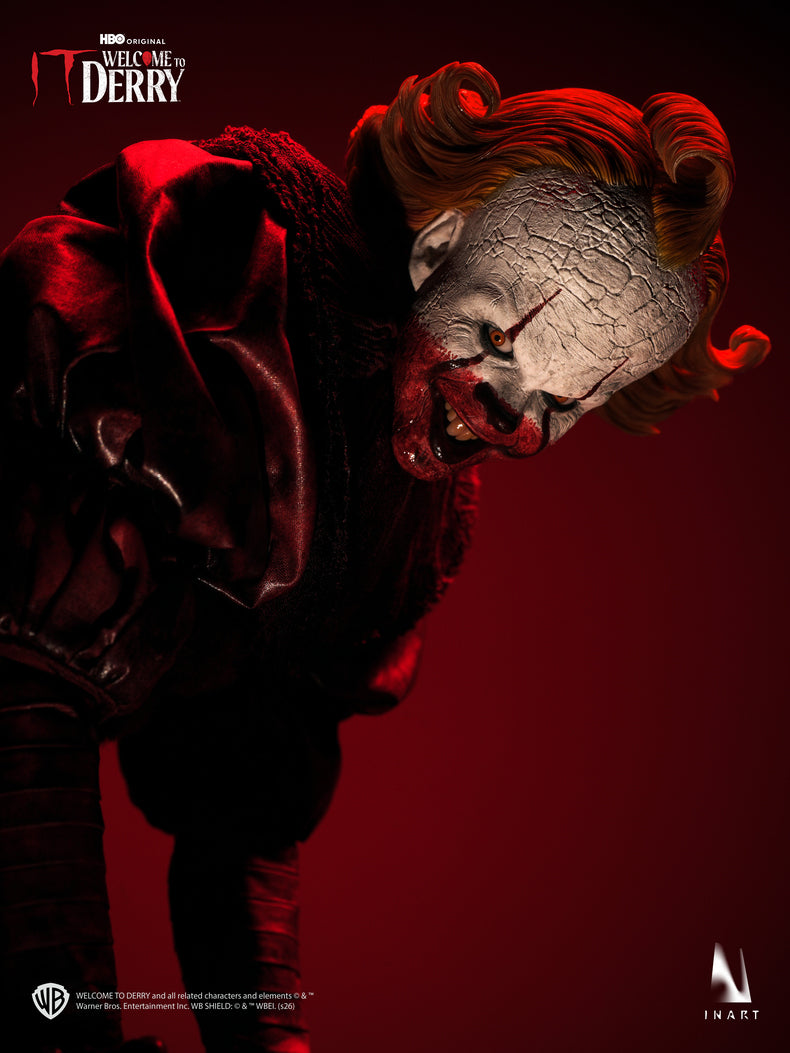 Vorverkauf INART Ag A045 1/6 It Welcome to Derry Pennywise the Dancing Clown Figur blutverschmiertes Outfit Version
