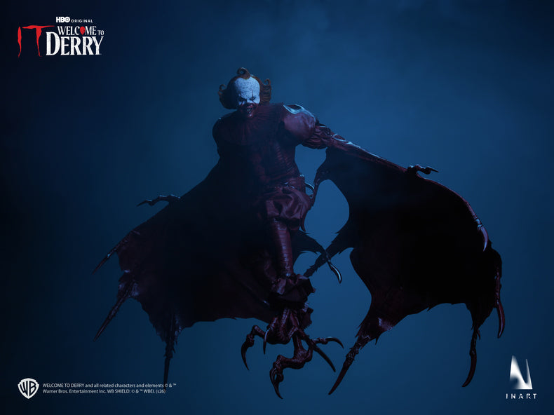 Vorverkauf INART Ag A045 1/6 It Welcome to Derry Pennywise the Dancing Clown Figur blutverschmiertes Outfit Version