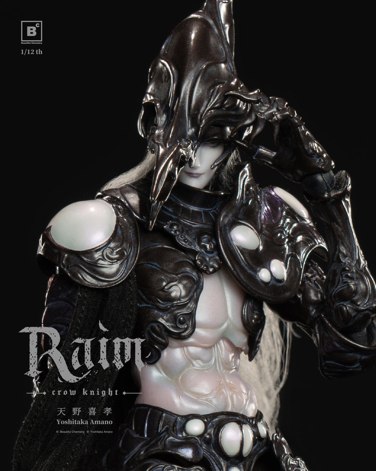 Vorverkauf BC x Yoshitaka Amano BC202517 1/12 RAIM Crow Knight Actionfiguren-Modell