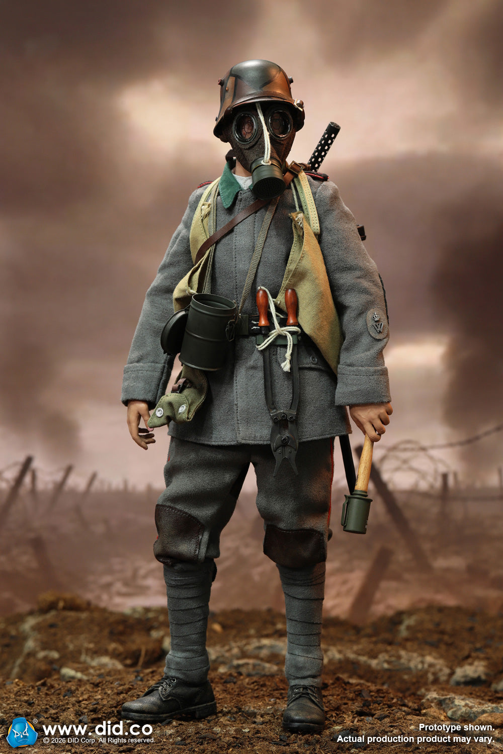 Vorverkauf DID D11016 1/6 Erster Weltkrieg Deutsche Armee Sturmtruppen-Infanterie Bodo Actionfigur