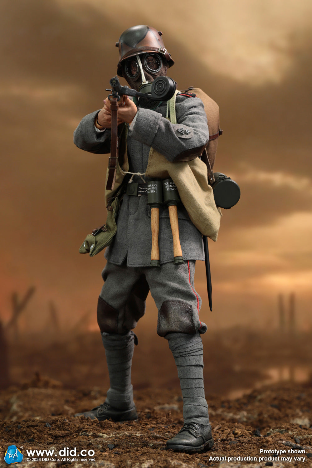 Vorverkauf DID D11016 1/6 Erster Weltkrieg Deutsche Armee Sturmtruppen-Infanterie Bodo Actionfigur