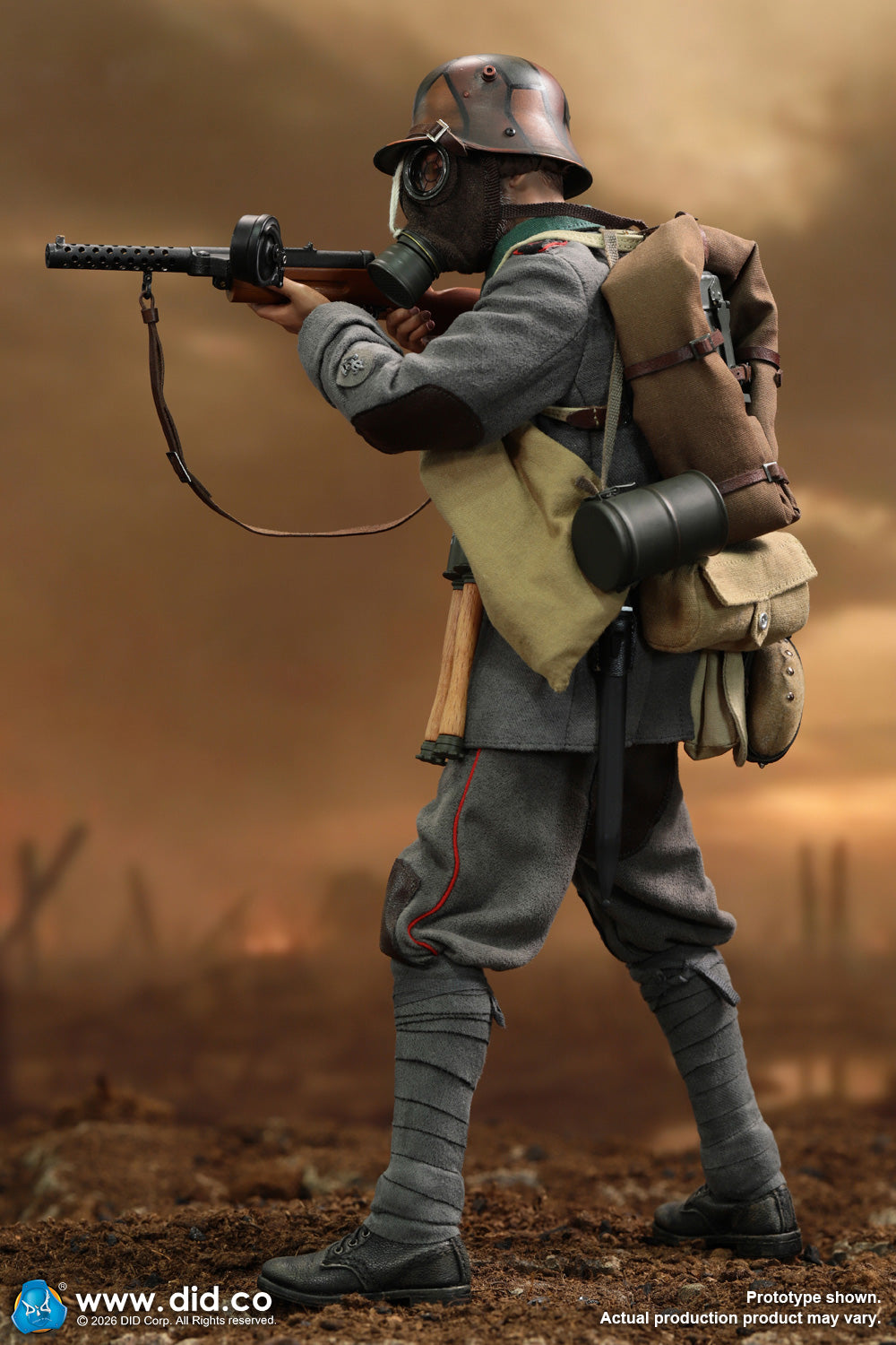 Vorverkauf DID D11016 1/6 Erster Weltkrieg Deutsche Armee Sturmtruppen-Infanterie Bodo Actionfigur