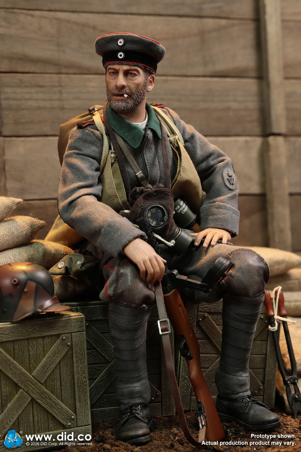 Vorverkauf DID D11016 1/6 Erster Weltkrieg Deutsche Armee Sturmtruppen-Infanterie Bodo Actionfigur