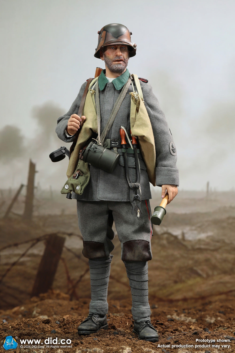 Vorverkauf DID D11016 1/6 Erster Weltkrieg Deutsche Armee Sturmtruppen-Infanterie Bodo Actionfigur