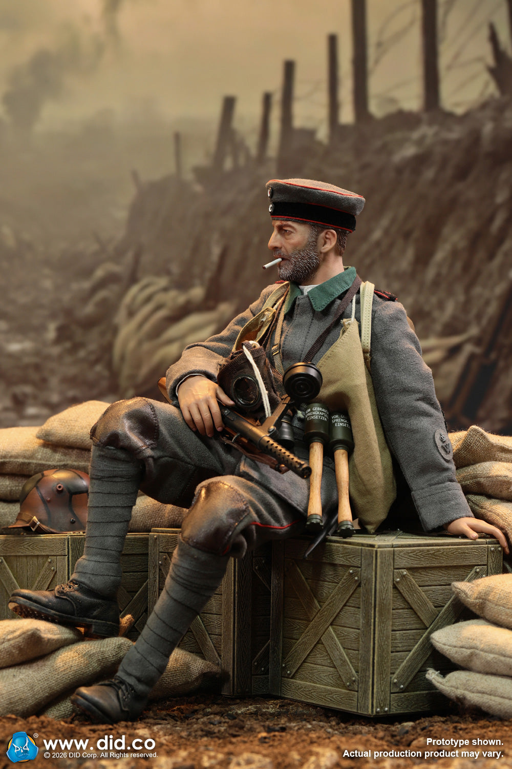 Vorverkauf DID D11016 1/6 Erster Weltkrieg Deutsche Armee Sturmtruppen-Infanterie Bodo Actionfigur