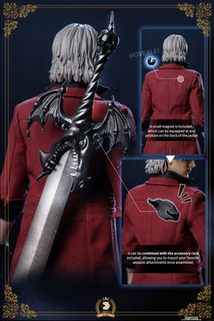 Asmus Toys DMC100LUX 1/6 Devil May Cry Dante Actionfigur Modell Spielzeug Deluxe Version
