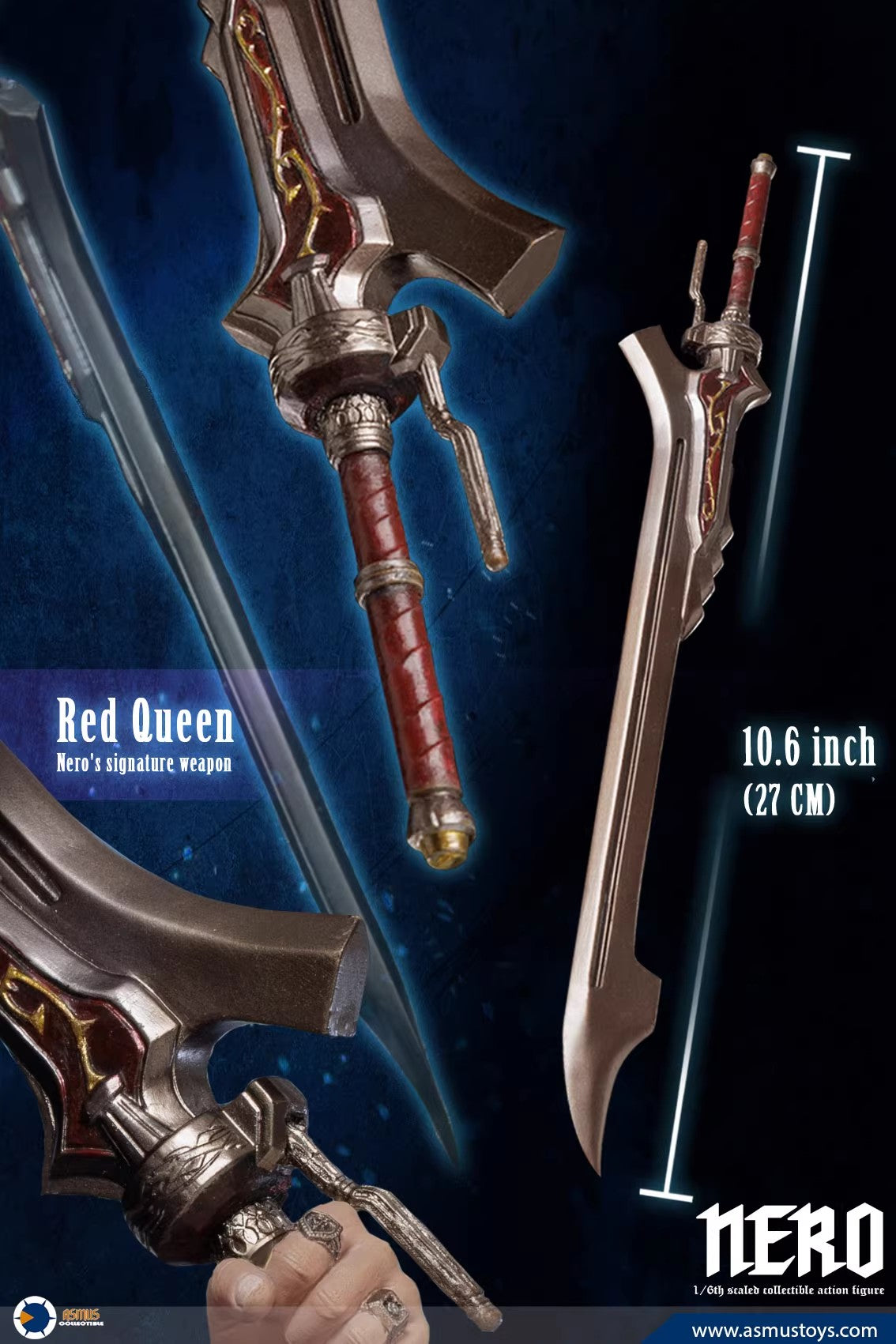Vorverkauf ASMUS TOYS DMC400 1/6 DMC 4 Nero Sammelbare männliche Actionfiguren-Modell