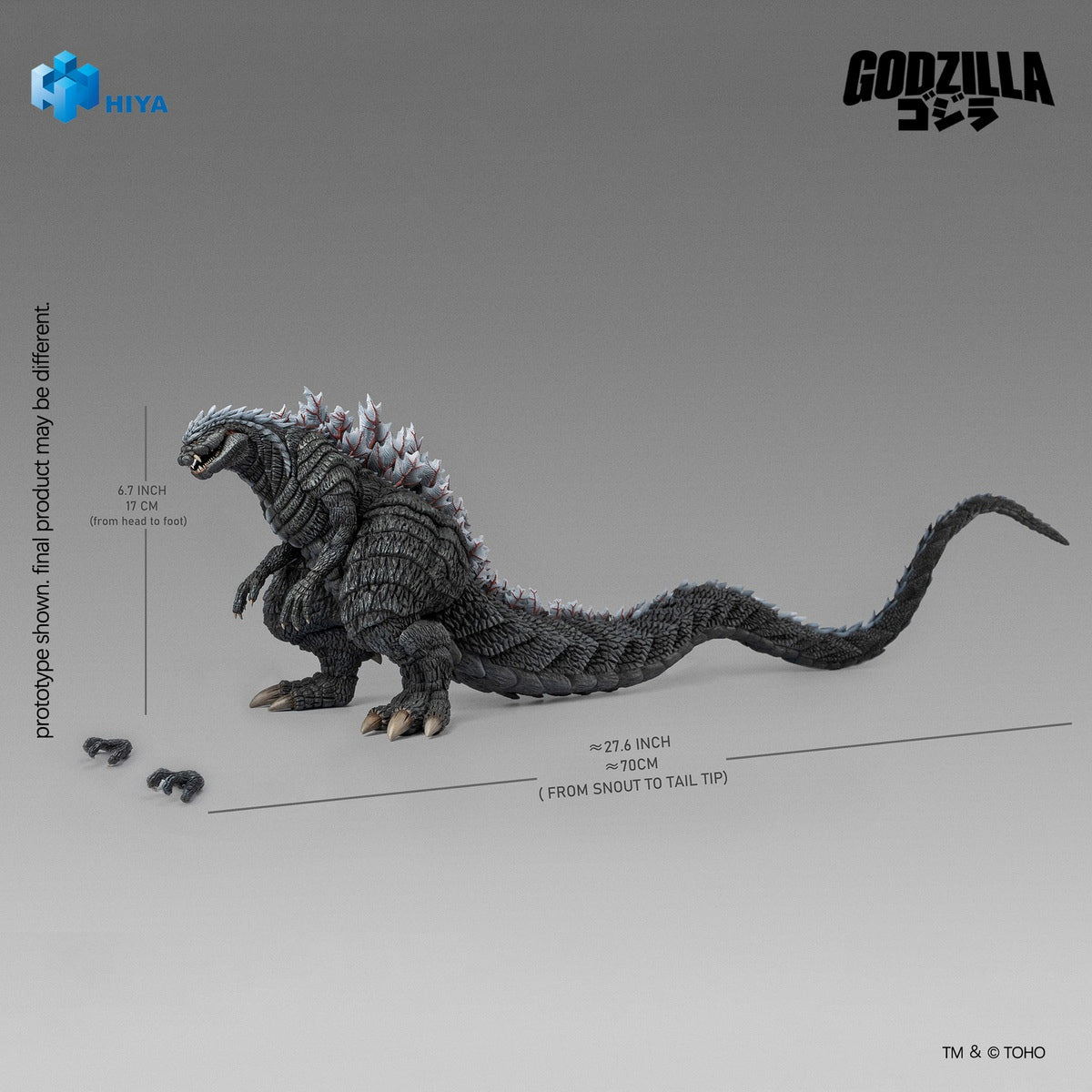 Vorverkauf HIYA EBG0330 Godzilla Singular Point Ultima Version Actionfiguren-Modell
