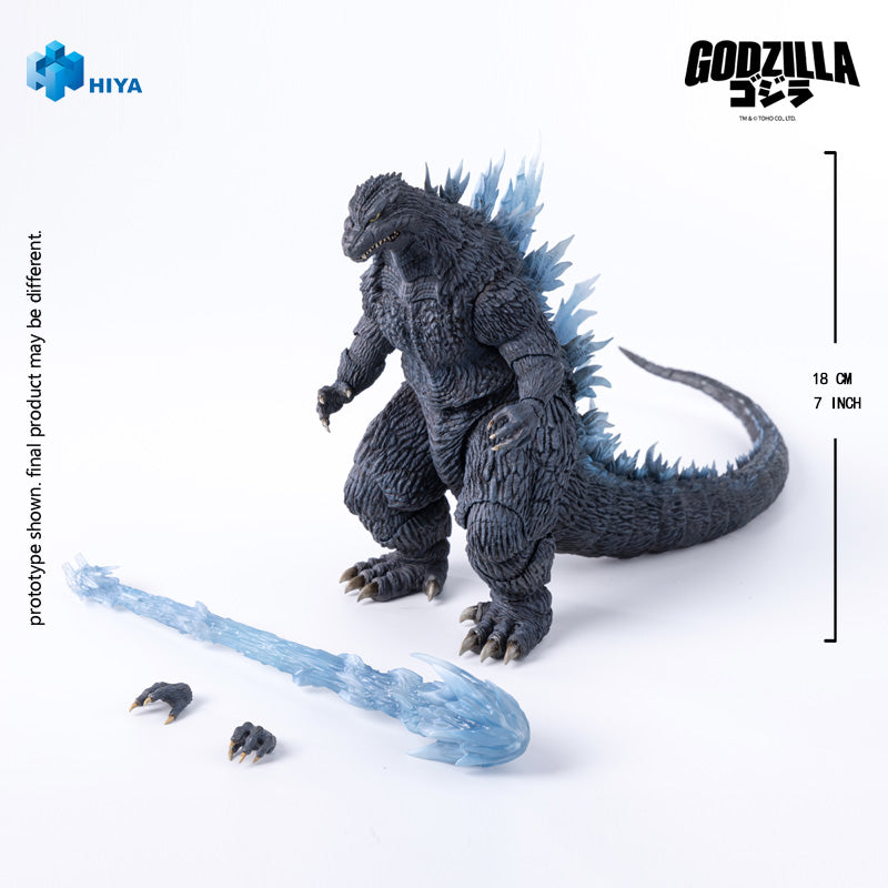 HIYA EBG0404 Godzilla AGAINST MECHAGODZILLA Heat Ray 7" Action Figure Model Toy