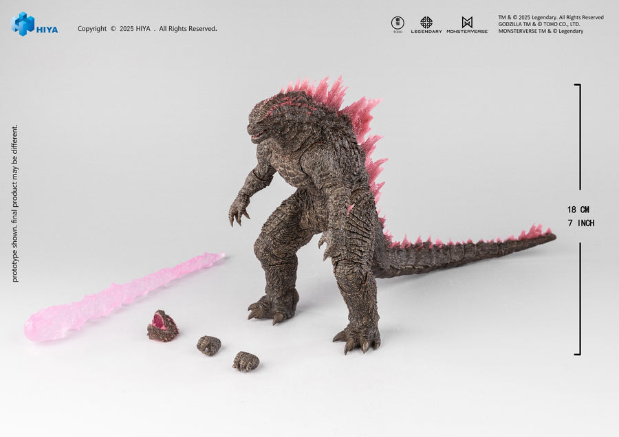 HIYA EBG0439 Godzilla vs. Kong The New Empire 18 cm Figur Heat Ray Ver. Actionfigur
