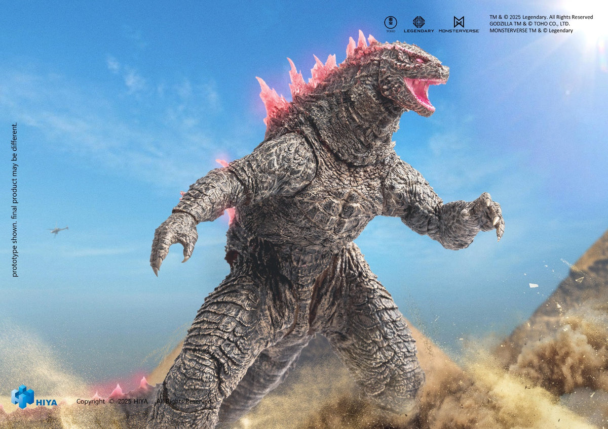 HIYA EBG0439 Godzilla vs. Kong The New Empire 18 cm Figur Heat Ray Ver. Actionfigur