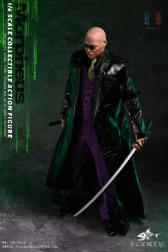 Presale FISH BONETOYS FB-Z014 1/6 Matrix Hacker Morpheus 12" Action Figure Toy
