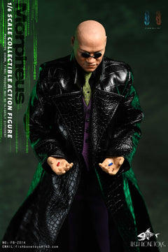 Presale FISH BONETOYS FB-Z014 1/6 Matrix Hacker Morpheus 12" Action Figure Toy