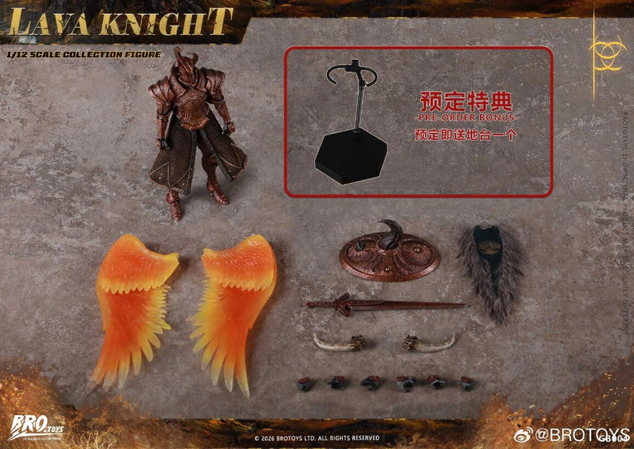 Vorverkauf BROTOYS GB004 1/12 Crucible Knight Sammler-Actionfigur Modellspielzeug