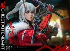 Presale POP COSTUME GS-002 1/6 Ghost Attendant Red Remains Action Figure Model