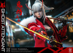 Presale POP COSTUME GS-002 1/6 Ghost Attendant Red Remains Action Figure Model