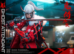Presale POP COSTUME GS-002 1/6 Ghost Attendant Red Remains Action Figure Model