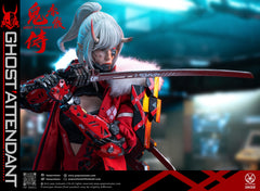 Presale POP COSTUME GS-002 1/6 Ghost Attendant Red Remains Action Figure Model