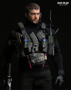 HOT PLAY HP001 1/12 Resident Zombie Evil Crisis Captain Wolf Hunter Chris Deluxe