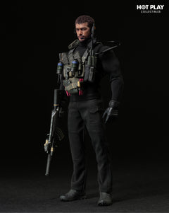 HOT PLAY HP001 1/12 Resident Zombie Evil Crisis Captain Wolf Hunter Chris Deluxe