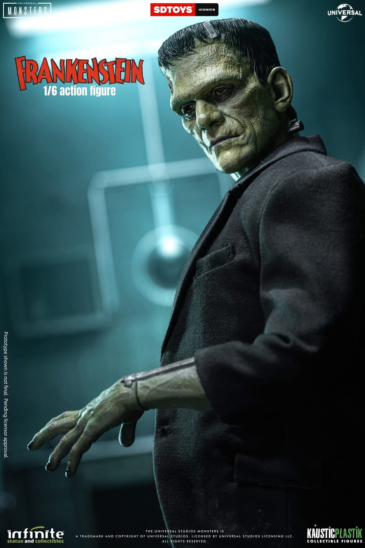 In Stock Infinite Statue 1/6 Frankenstein Collectible Male Action Figure Model Toy