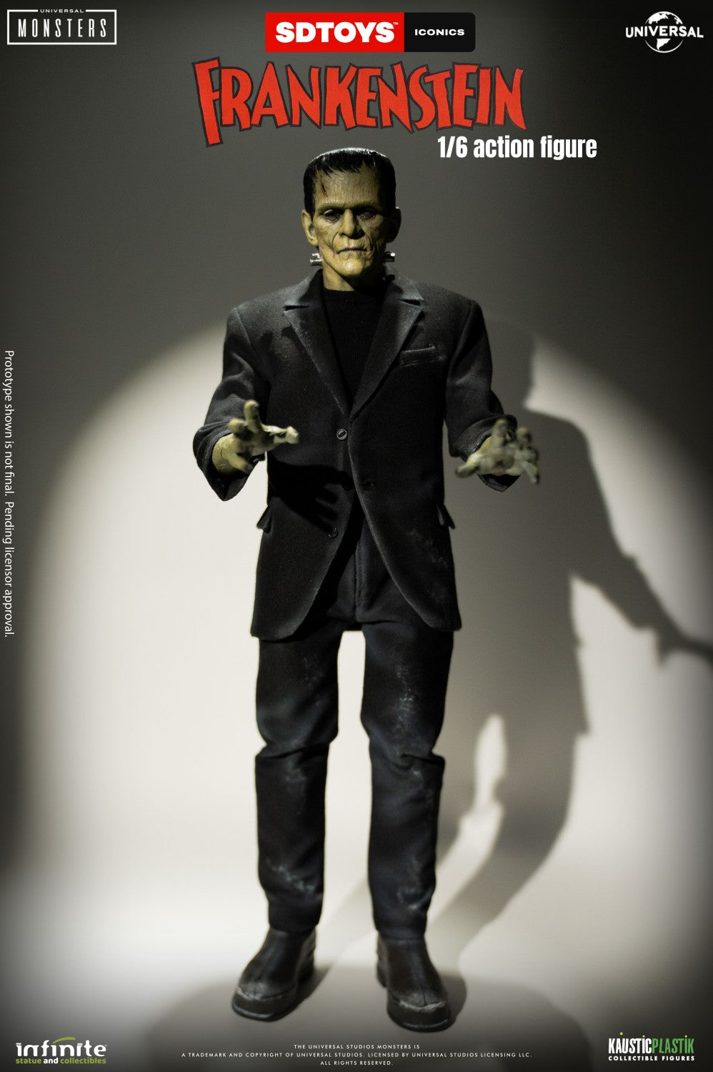 In Stock Infinite Statue 1/6 Frankenstein Collectible Male Action Figure Model Toy