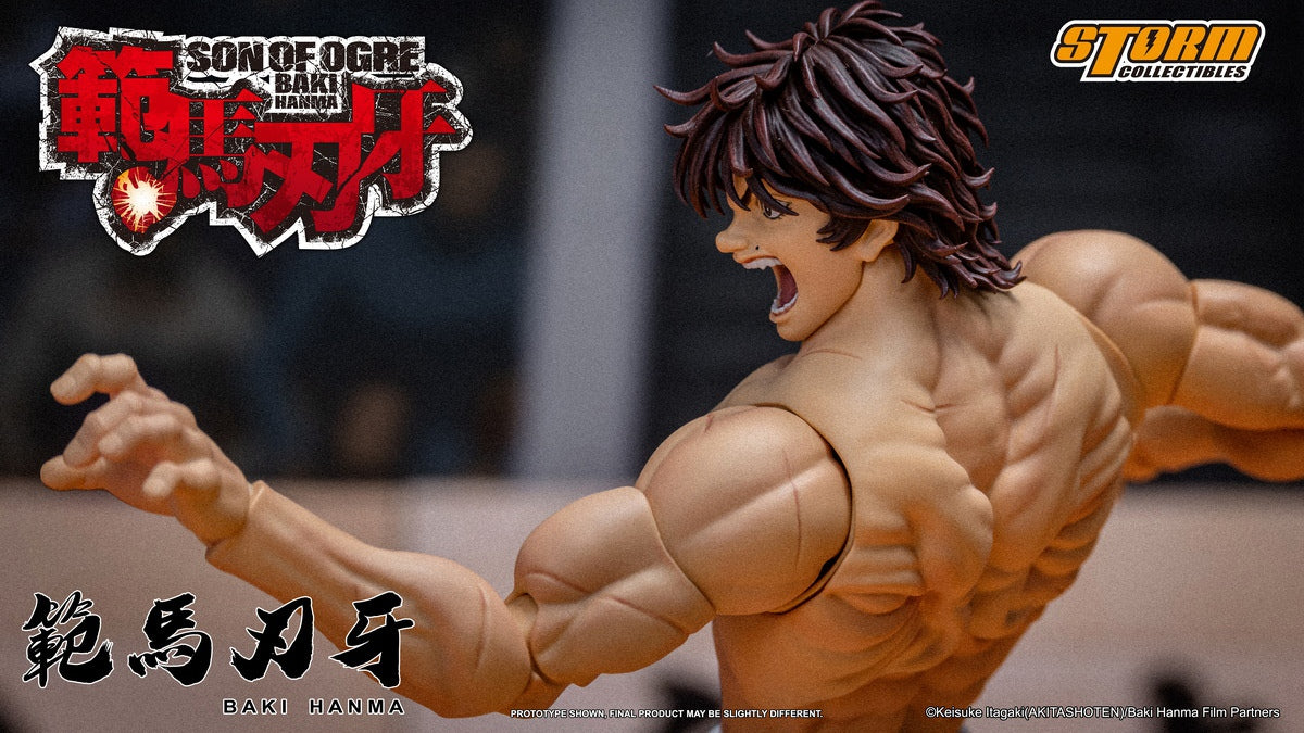 Storm Toys KIBK05 1/12 Baki Hanma Son of The Ogre Collectible Action Figure Toy