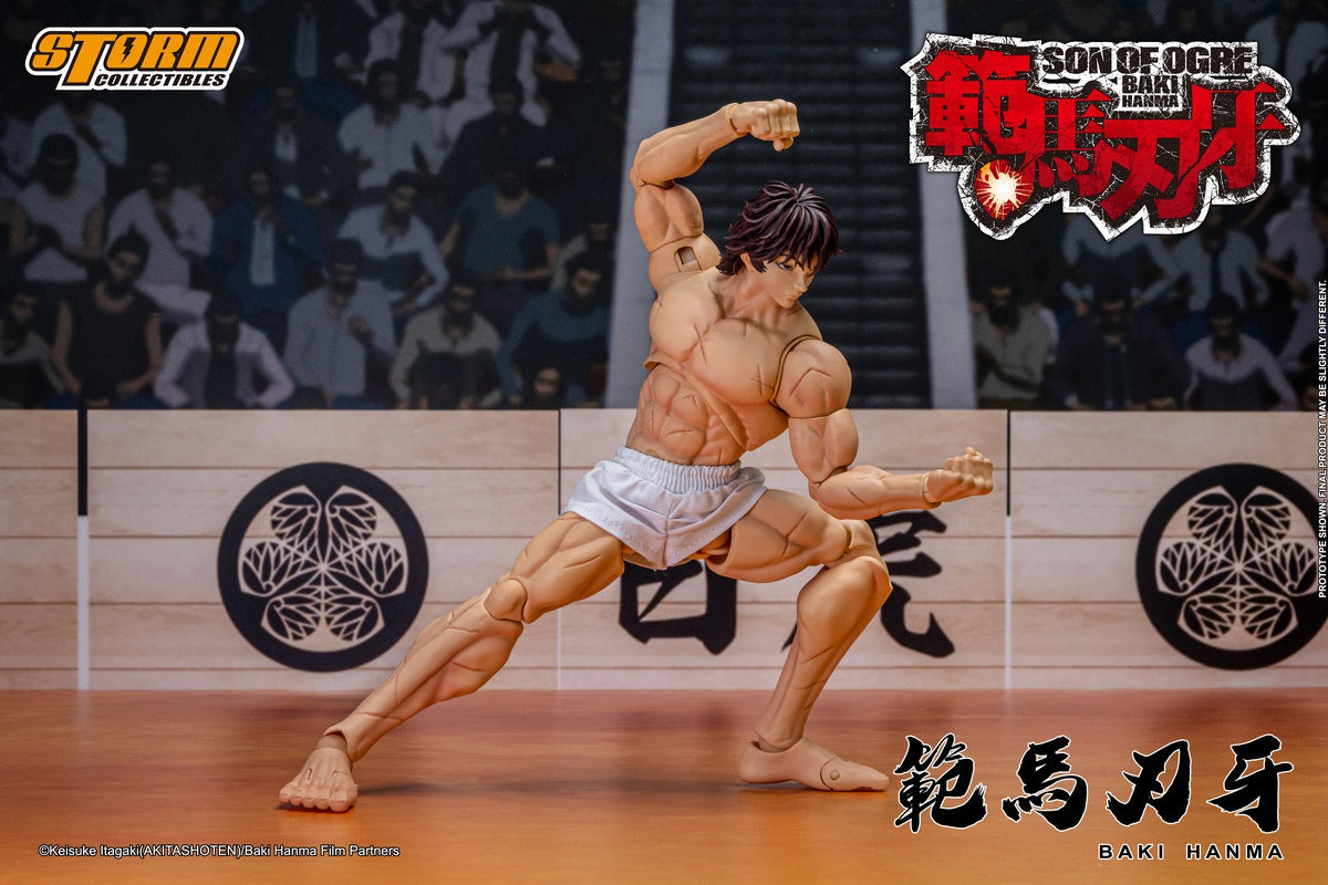 Storm Toys KIBK05 1/12 Baki Hanma Son of The Ogre Collectible Action Figure Toy
