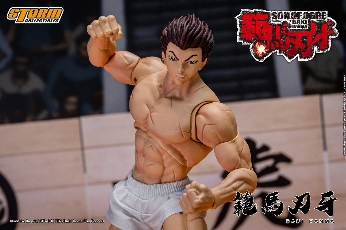 Storm Toys KIBK05 1/12 Baki Hanma Son of The Ogre Collectible Action Figure Toy