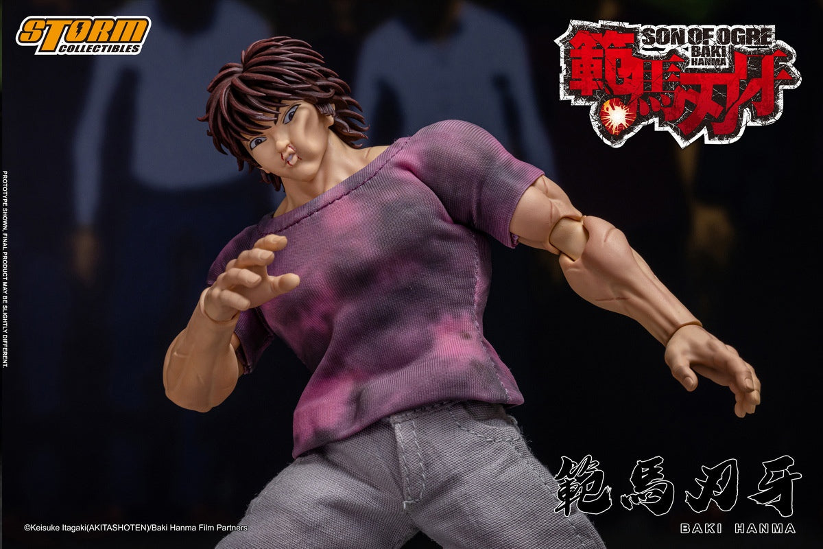 Storm Toys KIBK05 1/12 Baki Hanma Son of The Ogre Collectible Action Figure Toy