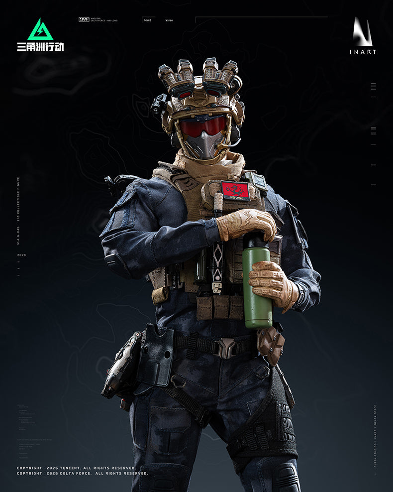 Vorverkauf INART MAG 045 1/6 Delta Force Vyron Sammler-Actionfigur Modellspielzeug