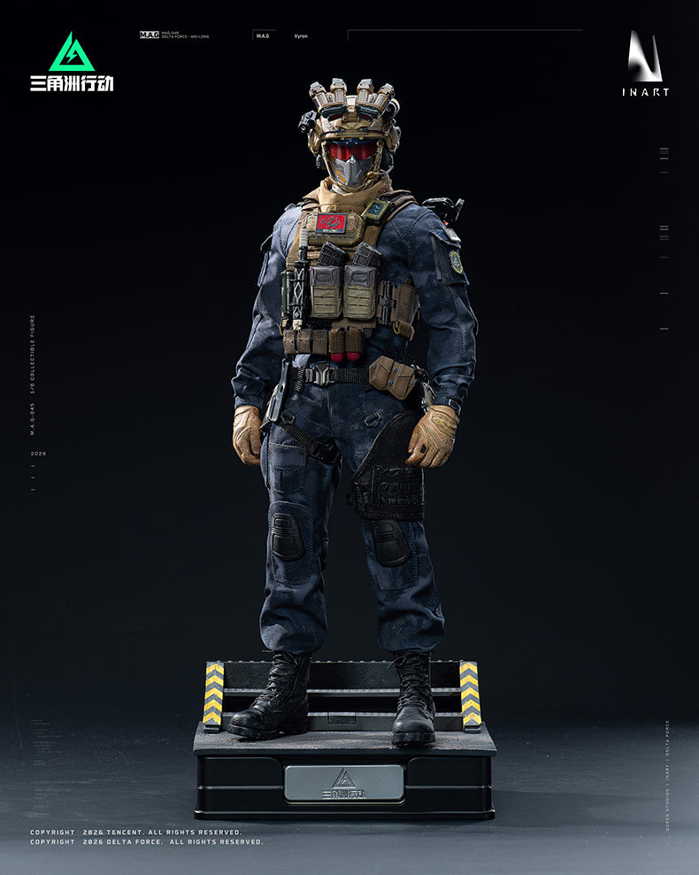 Vorverkauf INART MAG 045 1/6 Delta Force Vyron Sammler-Actionfigur Modellspielzeug