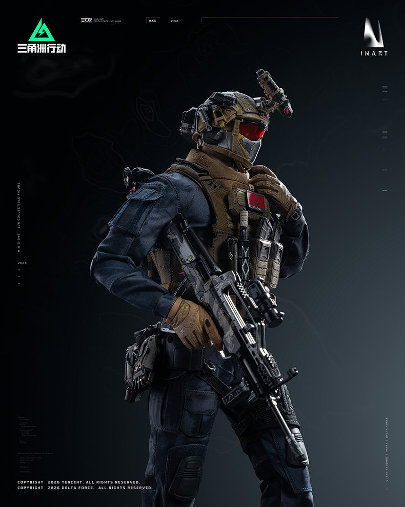 Vorverkauf INART MAG 045 1/6 Delta Force Vyron Sammler-Actionfigur Modellspielzeug