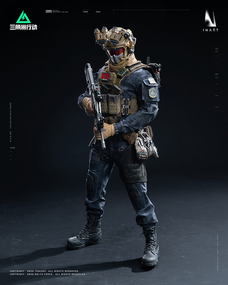 Vorverkauf INART MAG 045 1/6 Delta Force Vyron Sammler-Actionfigur Modellspielzeug