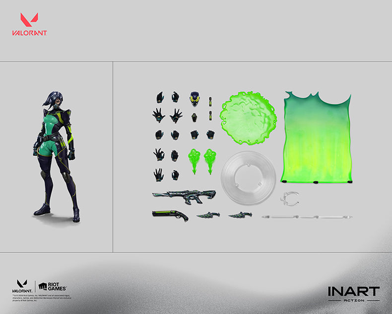 Presale INART MAG G0016 1/12 Valorant Viper Collectible Female Action Figure Toy