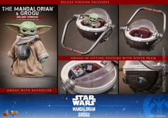Hot Toys MMS872 1/6 Star Wars The Mandalorian & Grogu Action Figure Deluxe Ver.
