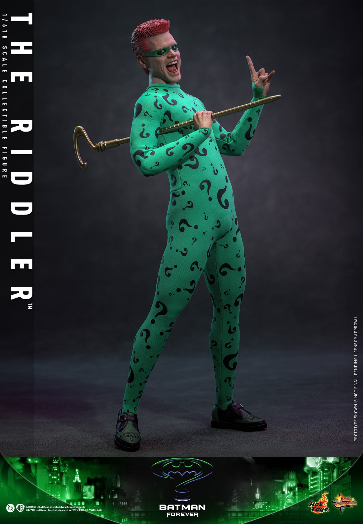 Vorbestellung Hot Toys MMS926 1/6 Batman Forever The Riddler Actionfigur