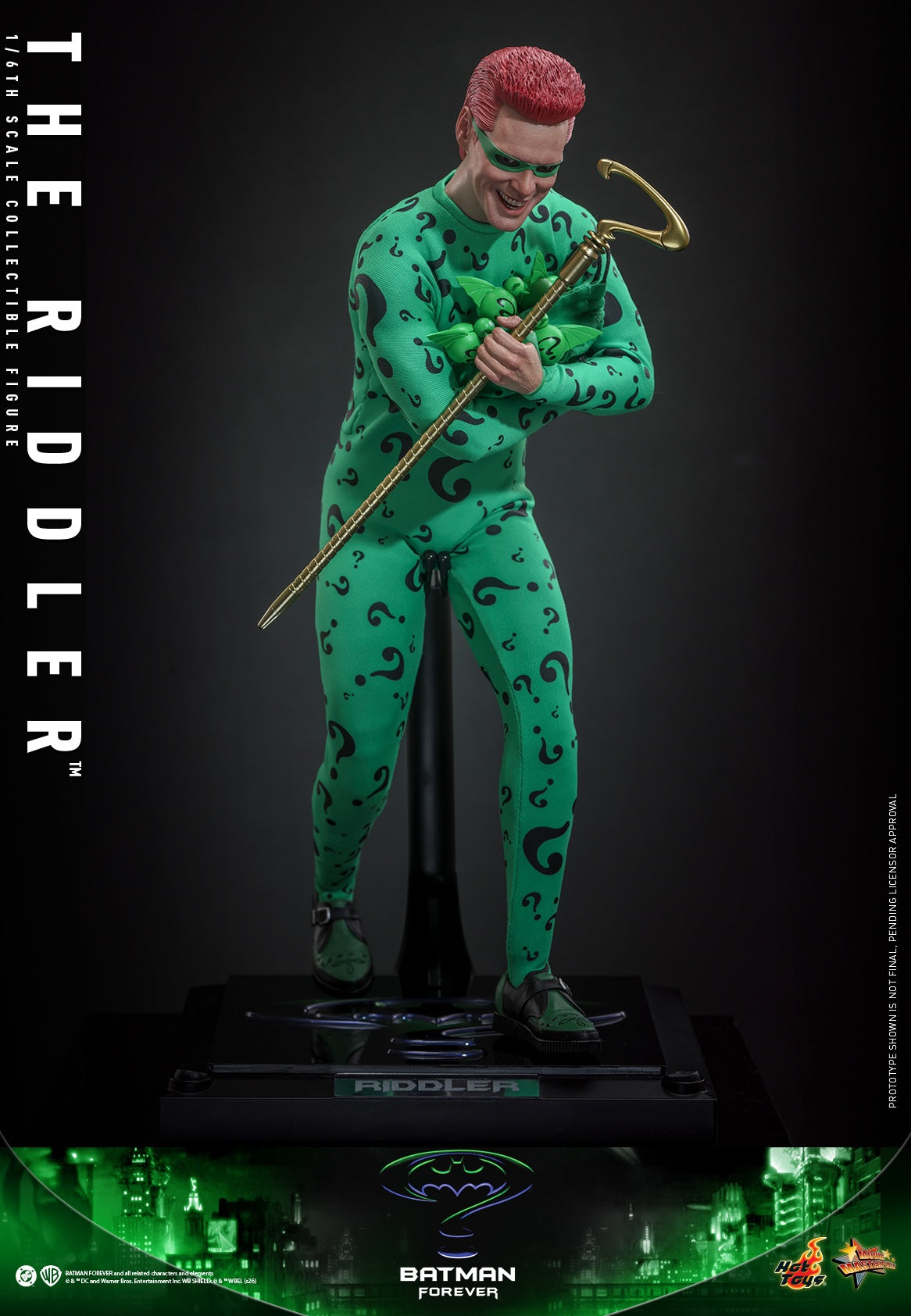 Vorbestellung Hot Toys MMS926 1/6 Batman Forever The Riddler Actionfigur