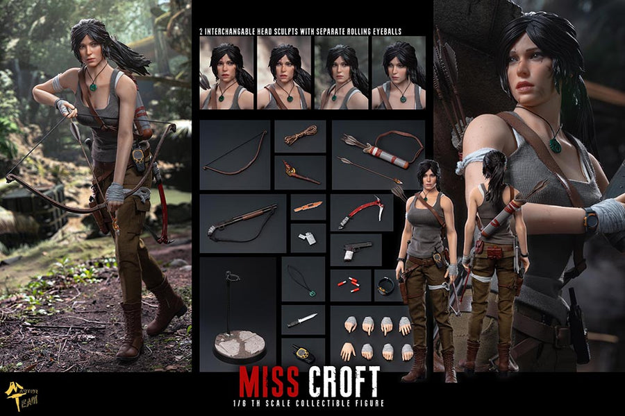 Presale Master Team MTTOYS022 1/6 Miss Croft Collectible Female Action Figure
