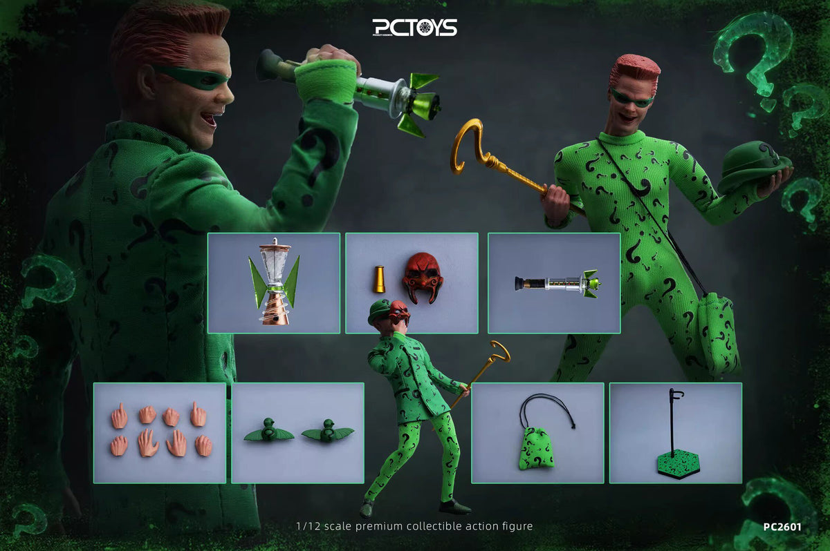 Presale PCTOYS PC2601 1/12 Forever Riddler Carrey Male Action Figure Model Toy