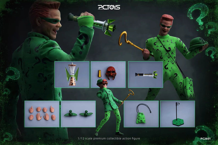 Presale PCTOYS PC2601 1/12 Forever Riddler Carrey Male Action Figure Model Toy