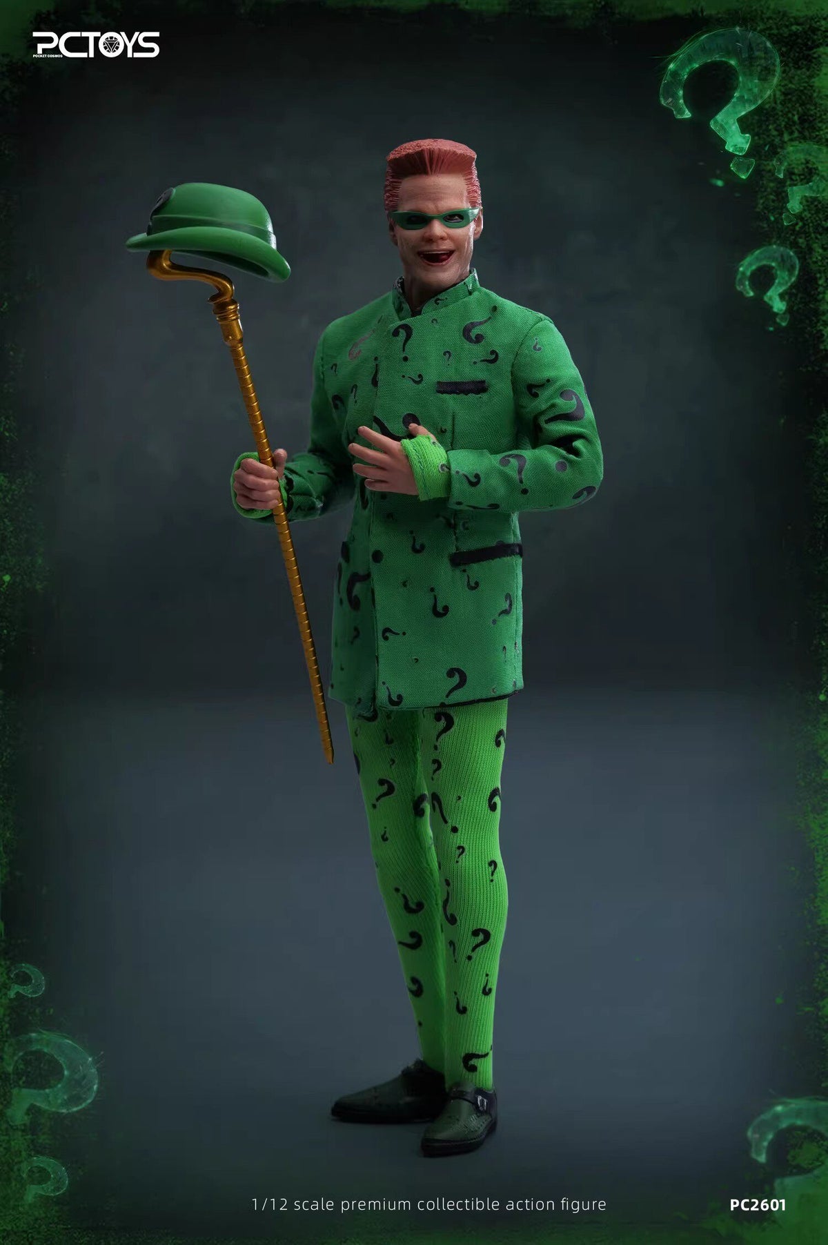 Presale PCTOYS PC2601 1/12 Forever Riddler Carrey Male Action Figure Model Toy